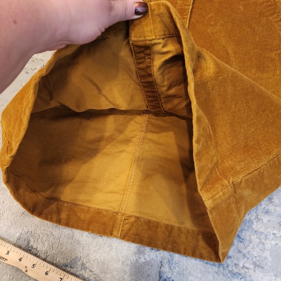 Crewcuts Mustard Brown Corduroy Sleeveless Dress Size 16 Kids J. Crew - Picture 7 of 16